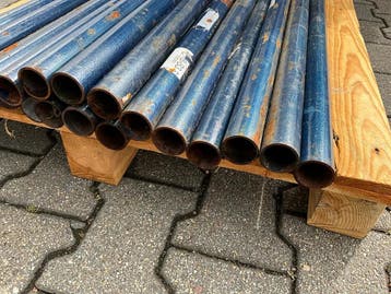 Stapeljuk mobiele stapelrack mobiele rack 130x130cm met r..., Verzenden