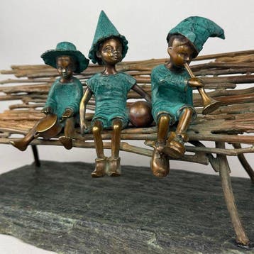 Pawe Erazmus (XX-XXI) - Melody of Childhood - bronze unicat
