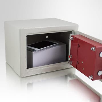 Elektronische Minikluis - Lichtgrijs - Incl. wandmontage, Huis en Inrichting, Kasten | Lockerkasten, Verzenden, Nieuw