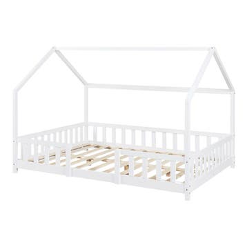 [en.casa] Kinderbed Sisimiut met uitvalbeveiliging 140x200 c, Verzenden, Nieuw