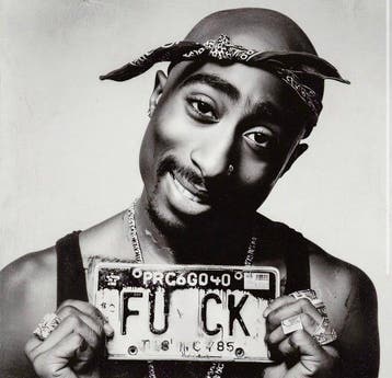 Eric Brumette - 2 PAC WANTED 2 - Toile L - LIMITED EDITION