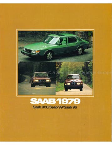 1979 SAAB 900 | 99 | 96 BROCHURE NEDERLANDS, Nieuw, Author