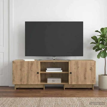 vidaXL TV-kast 150 x 31 x 50 cm Artisanaal eiken, Minder dan 50 cm, Verzenden, Nieuw, Minder dan 100 cm