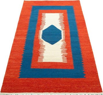Handgeweven Designer Kelim - Kelim - 194 cm - 106 cm, Nieuw