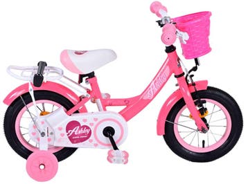 Volare Ashley Kinderfiets - Meisjes - 12 inch - Rood/Roze, Overige merken, Zijwieltjes, Nieuw, Ophalen of Verzenden