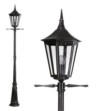 Zeist Lantaarn Zwart Tuinverlichting, Verzenden, Staande lamp, 50 tot 250 watt, Nieuw