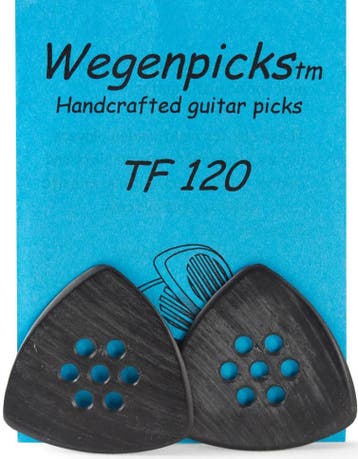 Wegen TF 120B Triangular Plectrum - 1.20 mm - Zwart - 2-pack, Muziek en Instrumenten, Ophalen of Verzenden, Nieuw, Elektrische gitaar