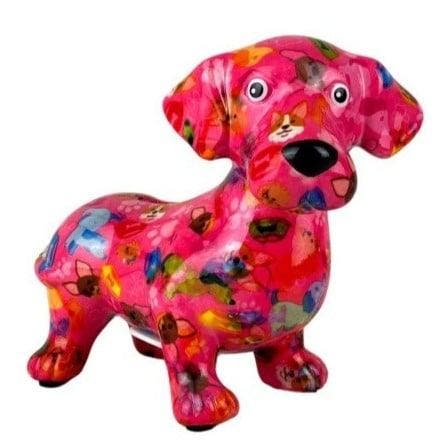 Pomme Pidou Spaarpot Hond Teckel Dennis Standaard 001 (18..., Verzamelen, Spaarpotten, Nieuw, Verzenden