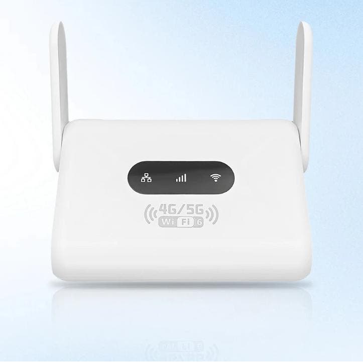 4G LTE WiFi 6 Router – 300Mbps SIM Modem met Antennes, Computers en Software, Routers en Modems, Nieuw, Verzenden