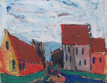 Gaby De Pauw (1924-2000) - Dorpsgezicht