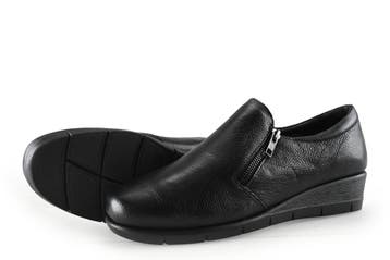 Hush Puppies Instappers in maat 40 Zwart, Verzenden, Zo goed als nieuw, Hush Puppies, Instappers