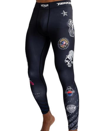 Venum x Tekken 8 Paul Phoenix Sportlegging Spats Tights Zwar, Ophalen of Verzenden, Nieuw