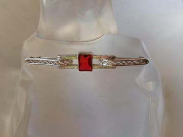Zilver - Broche - Art Deco, Antiek en Kunst