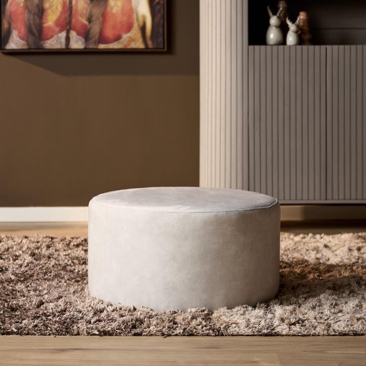 Starfurn My Sofa hocker ø60 cm adore - crème - OUTLET B, Huis en Inrichting, Stoelen, Nieuw, Ophalen of Verzenden