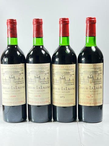 1970 , 1973, 1975, 1980 Chateau La Lagune - Haut-Médoc 3ème, Nieuw