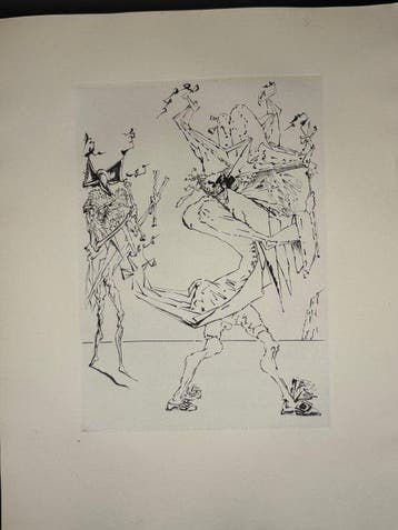 Salvador Dali (1904-1989) - Le Tricorne (El sombrero de tres