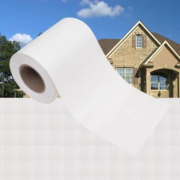vidaXL Privacystrip 35x0,19 m PVC wit, Tuin en Terras, Verzenden, Nieuw, Kunststof, Minder dan 1 meter