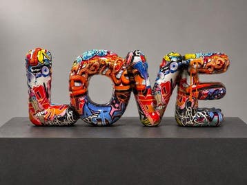 sculptuur, LOVE – Urban Street Art – expressieve Pop