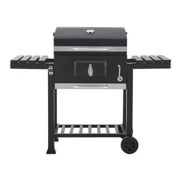 Houtskool BBQ Arnad met deksel 105x135x47,5 cm zwart casa.pr, Verzenden, Nieuw