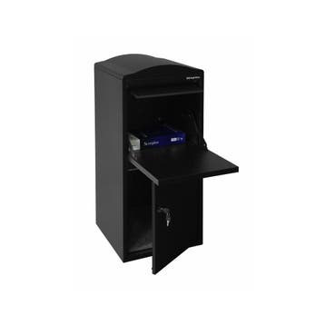 Logixbox Frontbox pakketbrievenbus - zwart, Verzenden, Nieuw