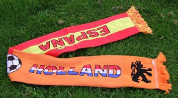 Gebreide sjaal Spanje-Nederland , Espana-Nederland, Verzenden, Nieuw, Clubaccessoires