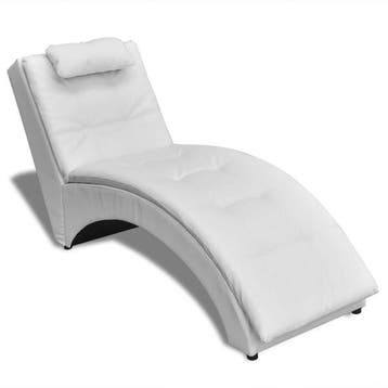 Design Relaxstoel | Kunstleer | Tweedekansje | OP=OP, Eenpersoons, Minder dan 75 cm, 150 tot 200 cm, Ophalen of Verzenden