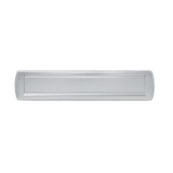 AXA Curve Plus briefplaat - aluminium geslepen, Tuin en Terras, Brievenbussen, Verzenden, Nieuw