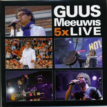 cd single card - Guus Meeuwis - 5x Live, Verzenden, Zo goed als nieuw, Nederlandstalig