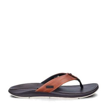 Reef Leather Off Shore slippers voor heren in het Cognac, Slippers, Overige kleuren, Verzenden, Nieuw