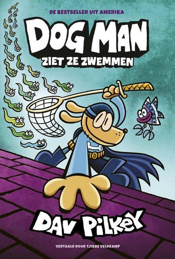 Boek Dog Man 8 - Dog Man ziet ze zwemmen 9789493189638, Verzenden, Zo goed als nieuw