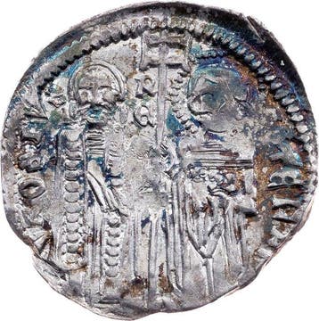 . Servië Stefan Uros II. Milutin. Dinar ND (1282-1321)