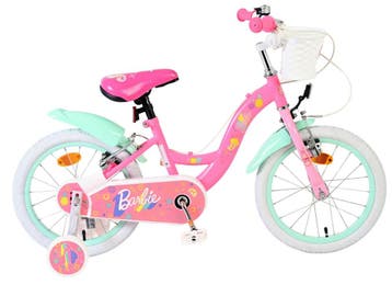 Barbie Kinderfiets - Meisjes - 16 inch - Roze - Twee, Verzenden, Nieuw, 16 inch