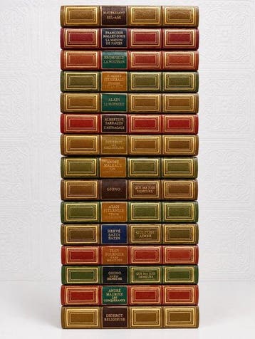Librairie Générale français - Magnifique lot de 14 livres de
