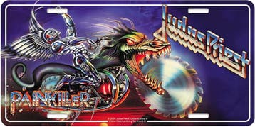 Judas Priest Painkiller - USA Nummerplaat off. merchandise, Verzenden, Nieuw, Poster, Artwork of Schilderij