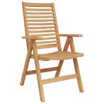 vidaXL Stoel 8 pcs Bruin 64.5 x 52 x 108 cm Massief Teakhout, Tuin en Terras, Tuinstoelen, Verzenden, Nieuw