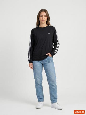 Adidas Longsleeves Dames maat M Zwart Vintage, Ophalen of Verzenden, Nieuw