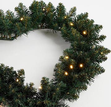 2dekans | Black Box Trees Kerstkrans Hart met LED, Diversen, Kerst, Ophalen of Verzenden, Zo goed als nieuw