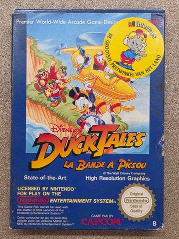 OLD STOCK Classic NES-UK-FRA PAL B Game 1ST Edition DISNEYS, Nieuw