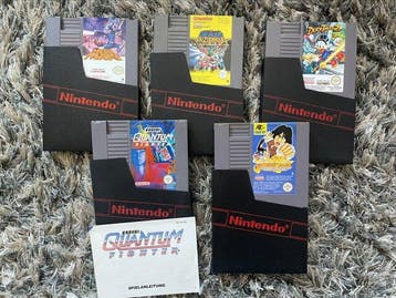 Nintendo - Nes - Lote NES PAL — 5 Jogos Raros Capcom/Bandai, Nieuw