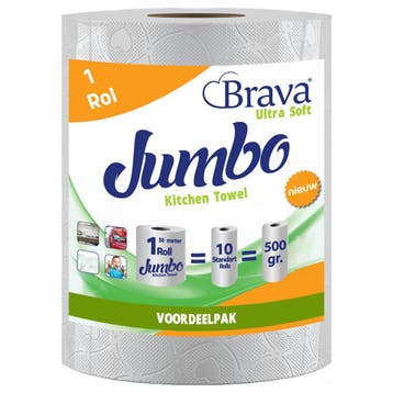 ACTIE: 1 Maxi XXL Rol - Brava - Super Keukenpapier - Ultra, Huis en Inrichting, Ophalen of Verzenden