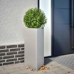 vidaXL Plantenbakken 2 st driehoek 40x34,5x75 cm, Verzenden, Nieuw, Metaal