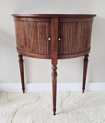 Kast - Hout - Vintage demi-lune kastje