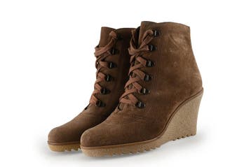 Esprit Enkellaarzen in maat 38 Beige, Verzenden, Beige, Lage of Enkellaarzen, Zo goed als nieuw