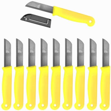 Solingen Schilmesje – RVS – Glad – 16 cm met Blade Cov, Ophalen of Verzenden, Nieuw, Rvs of Chroom