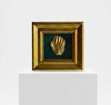 Salvador Dali (1904-1989) - Reliëf, La Mano sagrada - 16 cm