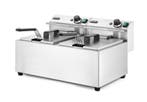 Hendi Profi Line Friteuse – 2x 8L | 16L | 230v/7000w | 605x4, Ophalen of Verzenden, Nieuw in verpakking