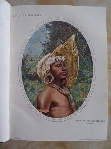 Collectif - Les Races Humaines. Les Types, les Moeurs, les, Antiek en Kunst