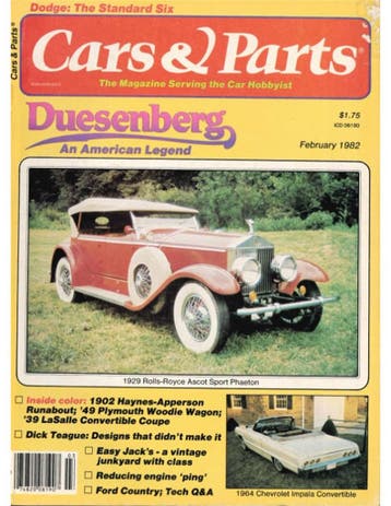 1982 CARS & PARTS MAGAZINE FEBRUARI ENGELS, Nieuw, Author