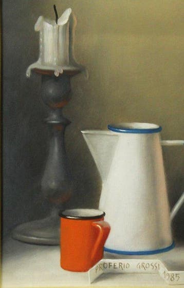 Proferio Grossi (1923-2000) - Composizione, Antiek en Kunst