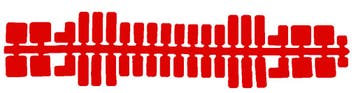 Feuchtmann - 31606 - Ministeck standaard kleurenstrips rood, Verzenden, Nieuw, Knutselen